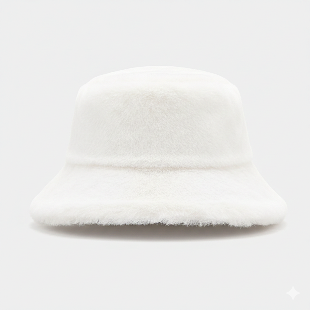 Pluszowy kapelusz bucket